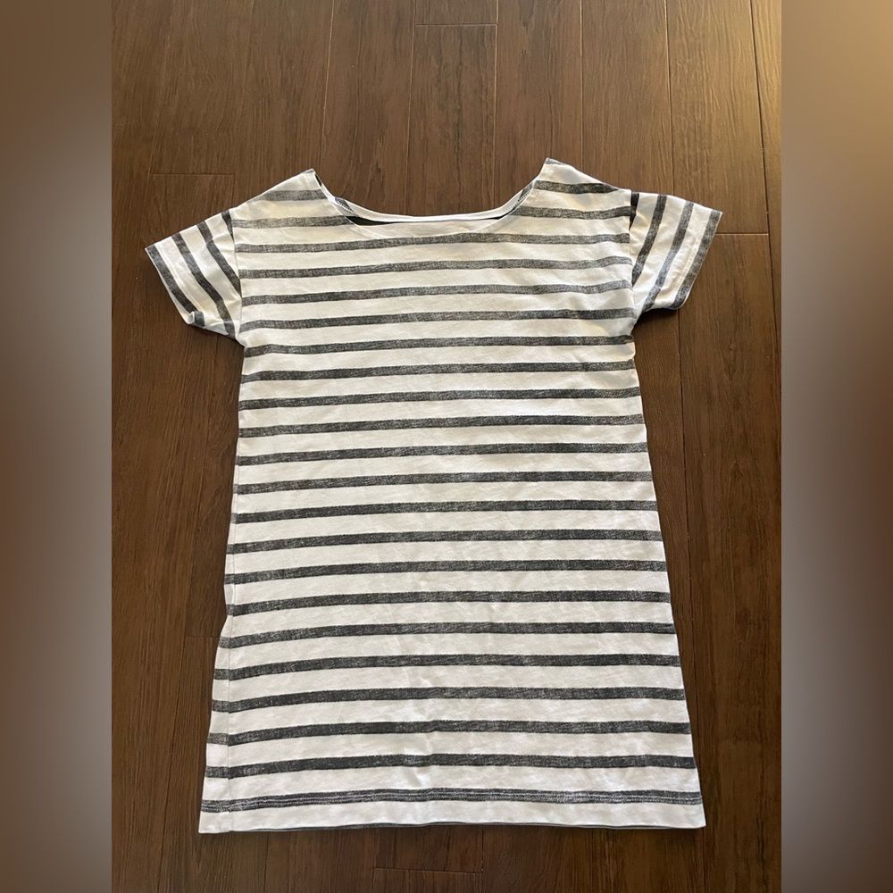 Hi-Line Boat Neck Stripe T